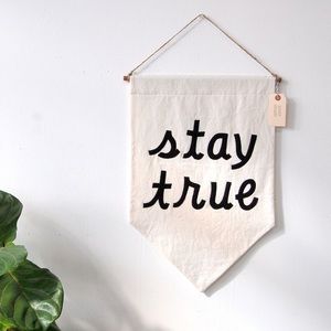 Secret Holiday “Stay True” Banner